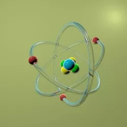 Atom Rutherford 3D model