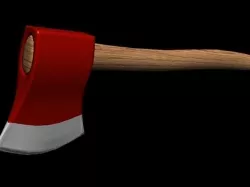 axe low-poly Low-poly 3D model