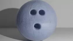Bowling Ball Plastic 3D model