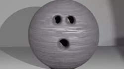 Bowling Ball Smear 3D model