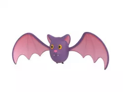 Cartoon Bat 3D model