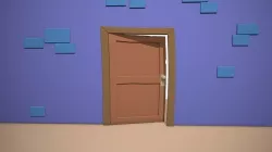 Cartoon Door 3D model