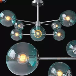 Ceiling chandelier Ascot 3D model