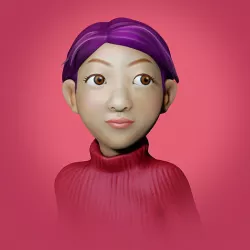Chinese Lady Portrait 3D model