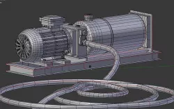 Compressor 3D model