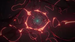 Cyberpunk sci-fi Tunnel VJ loop 3D model