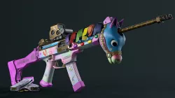 CZ Scorpion EVO 3 Unicorn Low-poly 3D model