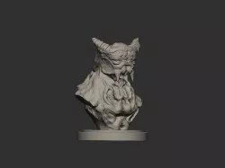 demon body bust 3D model