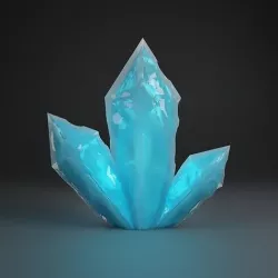 Diamond Ore Low-poly 3D model