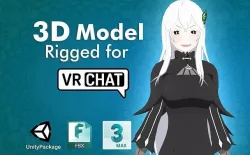 Echidna Re Zero VRChat 3D model