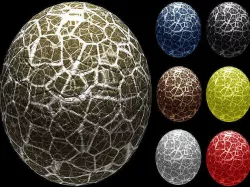 EGG Dinosaur Low-poly 3D model