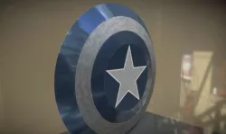 Escudo capitan america version Blue 3D model