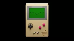 GameBoy Low-poly 3D model