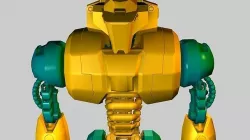 Golden Robot 3D model