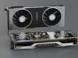  Graphics Card Model  Computer accessories  2080keyshot C4D GPU  3D model