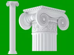 Greek Ionic 3D model