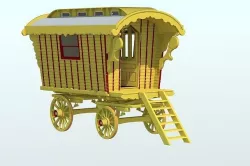 Gypsy Caravan 3D model