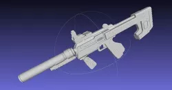 Halo ODST SMG Basic Model 3D model