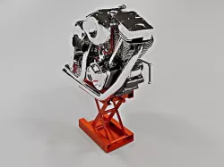 Harley Davidson V-Twin Evolution engine Low-poly 3D model