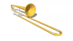 Horns - Trombone 3D model
