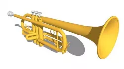Horns - Trumpet 3D model