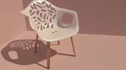 IKEA ANGRIM DINNING CHAIR 3D model