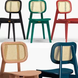 Industry West Cane Chair 3D model