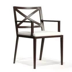 JANUS ET CIE AZIMUTH CROSS ARMCHAIR 3D model