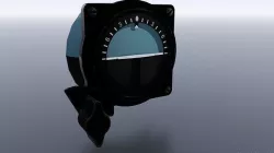 JAPANESE ARTIFICIAL HORIZON Low-poly 3D model