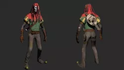 Jester Low-poly 3D model