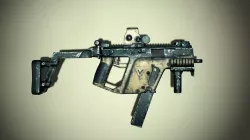 Kriss Vector SMG Low-poly 3D model