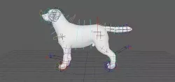 Labrador dog 3D model