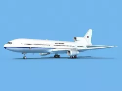 Lockheed L-1011 Royal Airforce 1 3D model