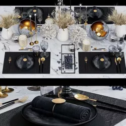 Luxury table setting Low-poly 3D model