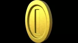 mario coin 3D model