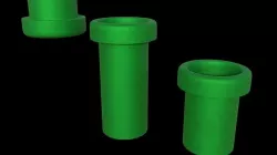 Mario pipes 3D model