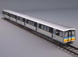 Marta Rail Train 3D model