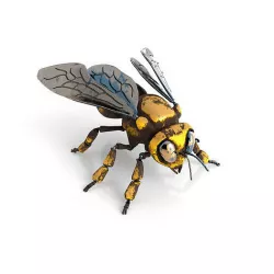 Mechanical bee Low poly model  Low-poly 3D model