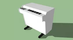 Mellotron M400 - Vintage Tape Replay Keyboard 3D model