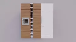 Meuble cuisine design 3D model
