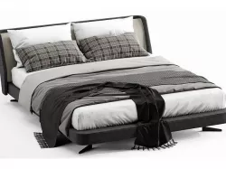 Minotti Spencer bed 3D model