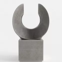 Modern Decorative Abstract Stone Art Sculpture 07 3D model