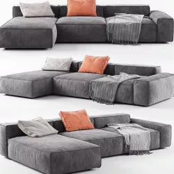 Modern Modular Corner Sofa 03 3D model
