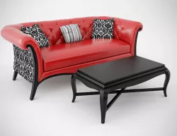 Modern Sofa Set 3D model