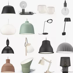 Muuto Lighting Collection 3D model