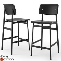 Muuto Loft Bar Stool 3D model
