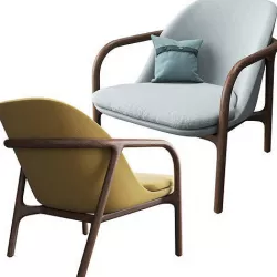 Neva Easy Chair By Artisan 3D model