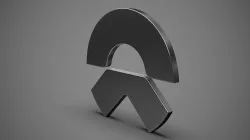 NIO logo 3D model