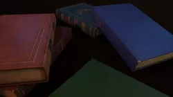 Old Books - PBR Model Low-poly 3D model