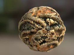 PBR Material Texture set 046 Alien Organic Tentacles Texture